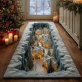 Snow Village Runner Rug