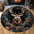 Mystic Deer Quilted Round Mat