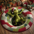 Winter Christmas Friend in Trouble Quilted Round Mat