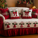Harmonious Church Bells Choir Quilted Sofa Cover