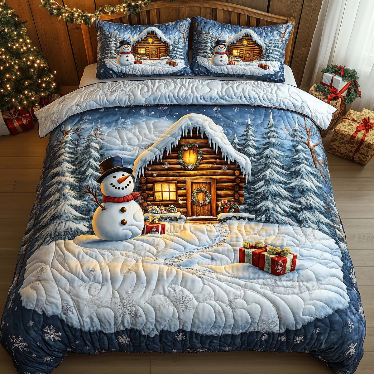 Chilly Smile Hearth Duvet Cover Set