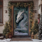 Majestic Dragon Quilted Door Cover