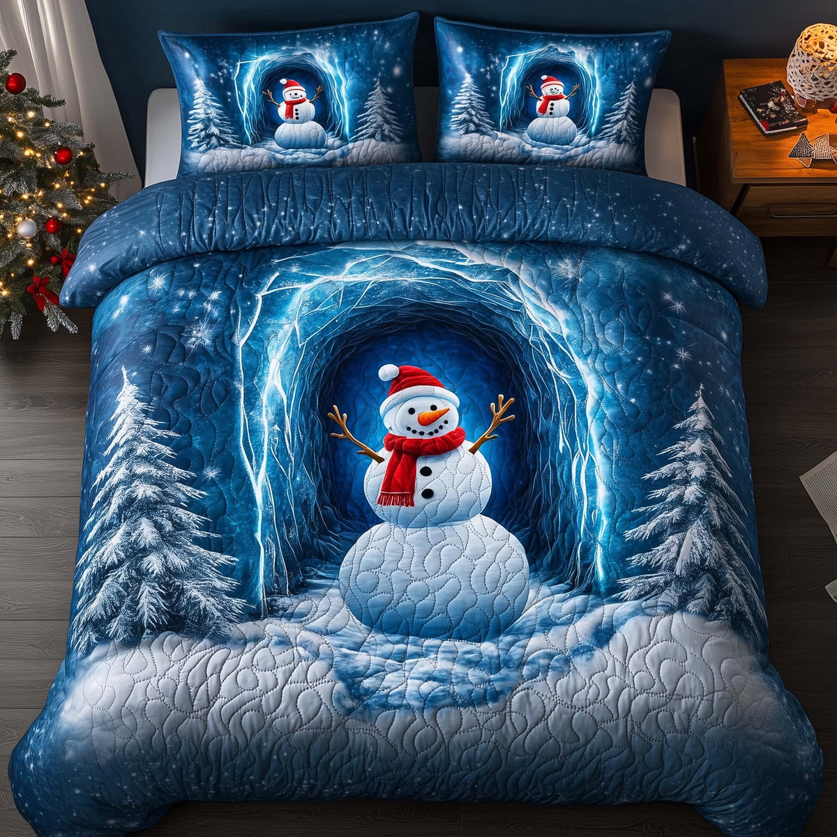 Wintry Joy Artisan Duvet Cover Set