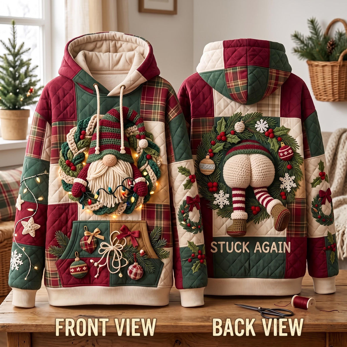 Christmas Stuck Again Hoodie