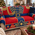 Nutcracker Parade Uniform Jacket Quilted Sofa Cover