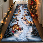 Scenic Yuletide Path Runner Rug