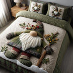 Snowy Gnome Duvet Cover Set