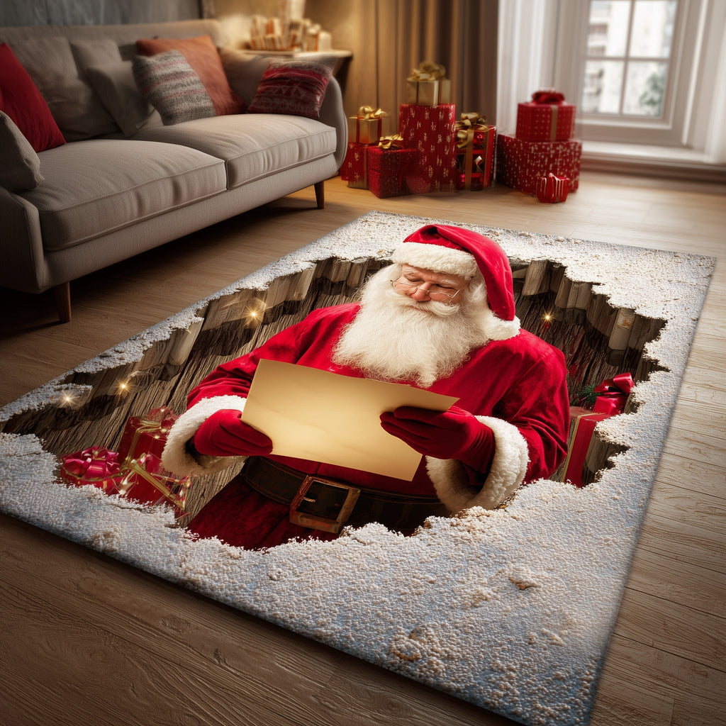Jolly Santa Area Rug