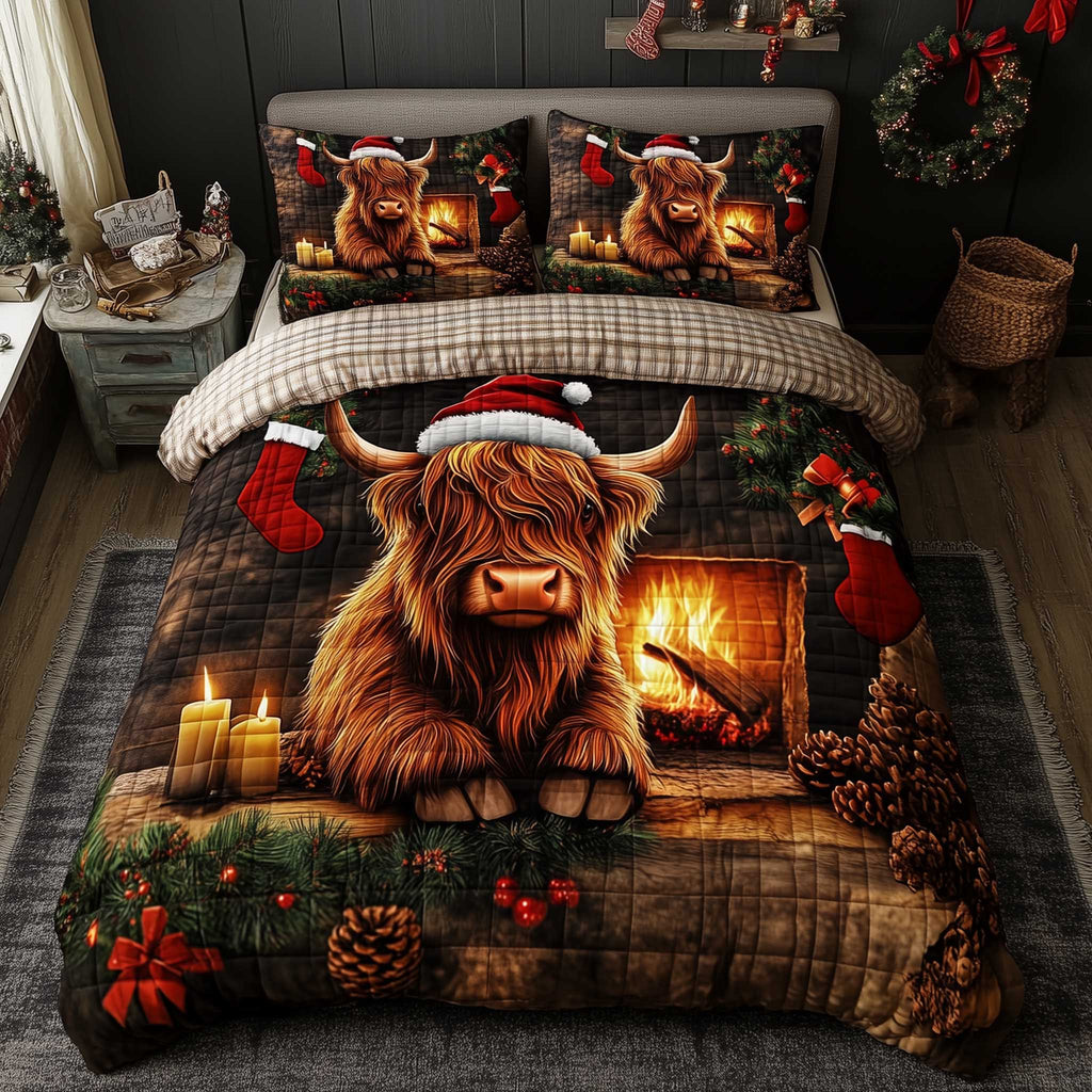 Highland Cow Duvet Cover Set