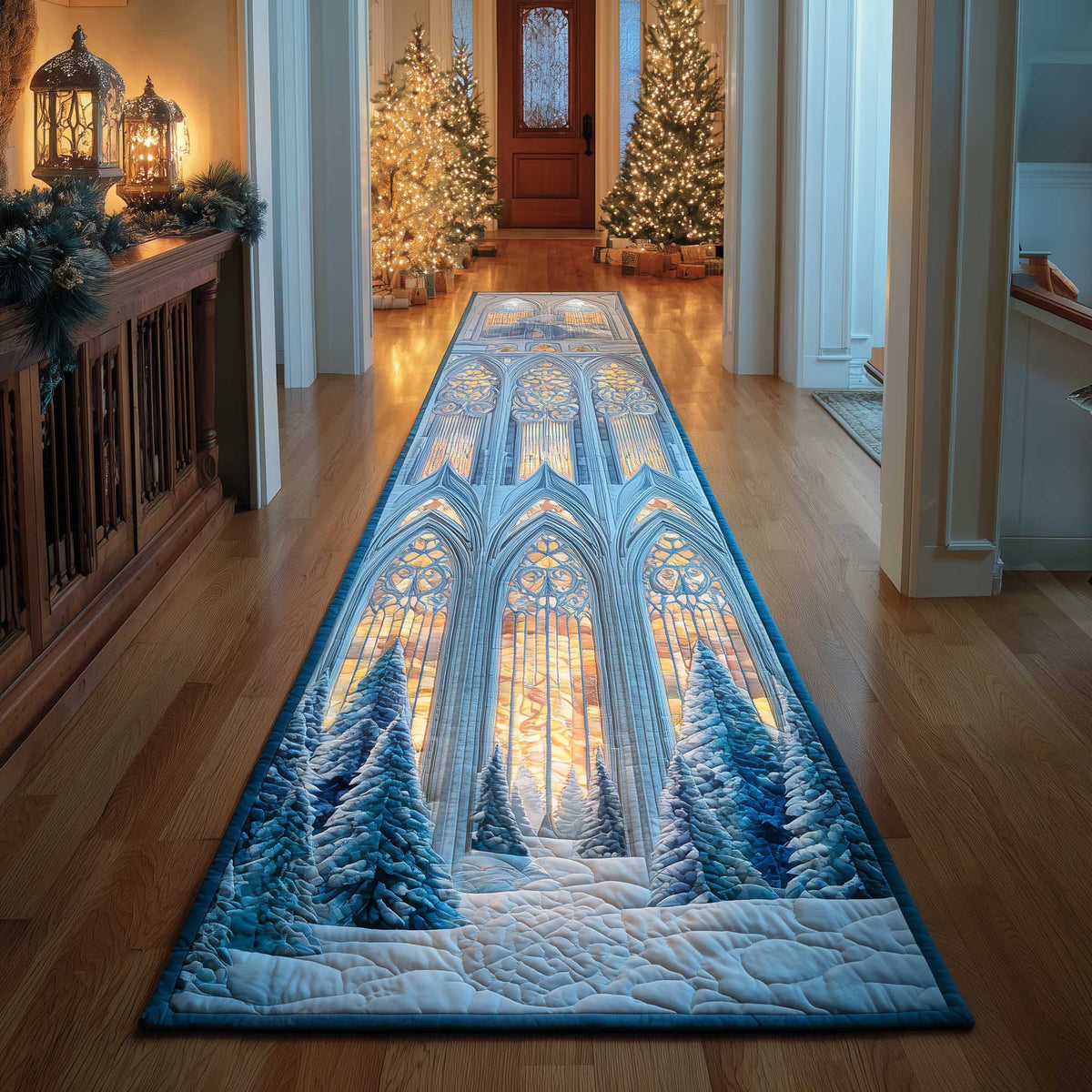 Christmas Window Runner Rug
