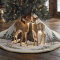 Woodland Deer Quilted Tree Skirt
