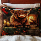 Highland Cow Bedding Pillow Case