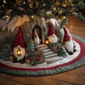 Snowy Gnome Quilted Tree Skirt