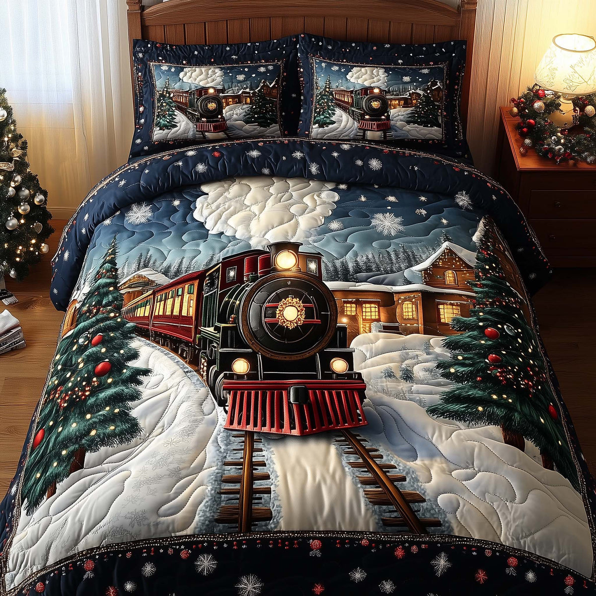 Christmas Express Duvet Cover Set