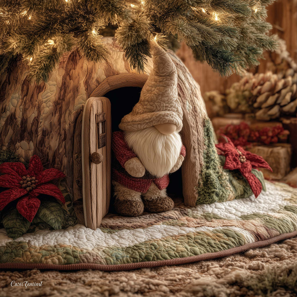 Hospitable Garden Dwarf Quilted Tree Skirt