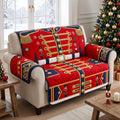 Merry Holiday Cheer Aura Quilted Sofa Cover