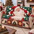 Santa Claus Starlit Eve Celebration Quilted Sofa Cover
