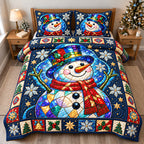Arctic Explorer Frost Pal Quilted Bedding Set