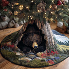 Bear Trunk Quilted Tree Skirt