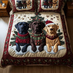 Labrador Holiday Duvet Cover Set