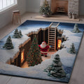Festive Santa Area Rug