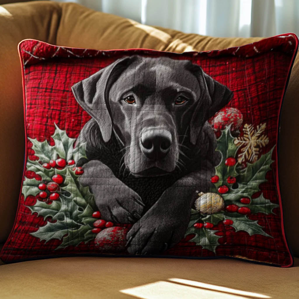 Festive Labrador Bedding Pillow Case