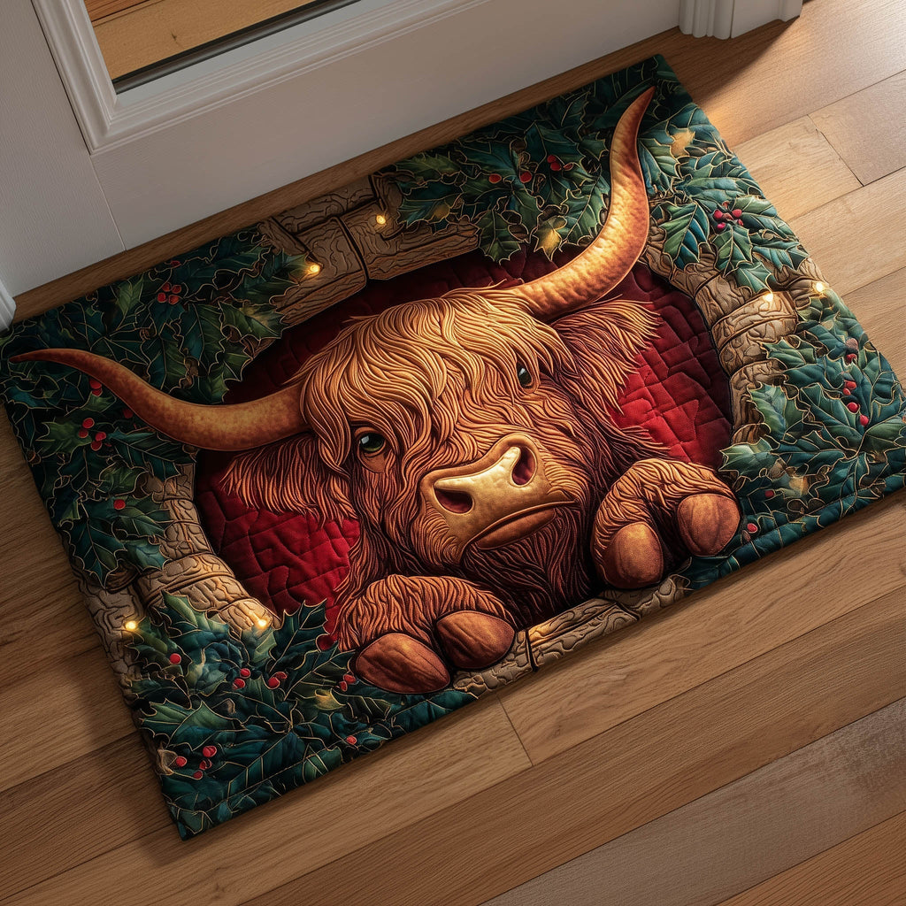 Braided Horns Pastoral Doormat