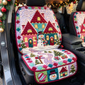 Candyland Gingerbread Snowman House Quilted Car Seat Protector