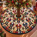 Sovereign Gold Crown Nutcracker Quilted Tree Skirt
