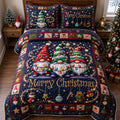 Merry Christmas 3-Piece Quilted Bedding Set