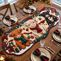 Christmas Highland Cow Custom Shape Quilted Table Runner