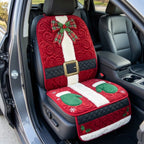 Santa Claus Velvet Suit Belt Quilted Car Seat Protector