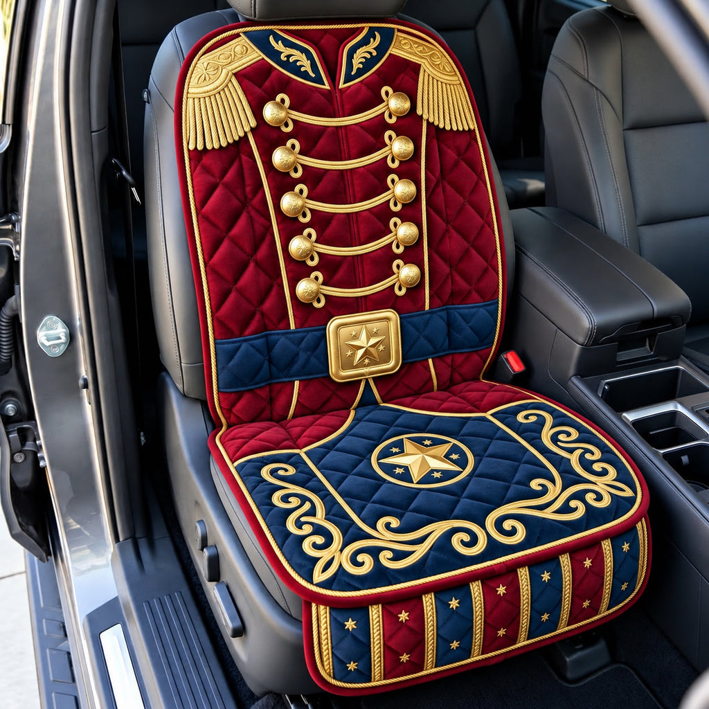 Classic Royal Toy Nutcracker Quilted Car Seat Protector