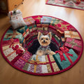 Yorkshire Terrier Quilted Round Mat