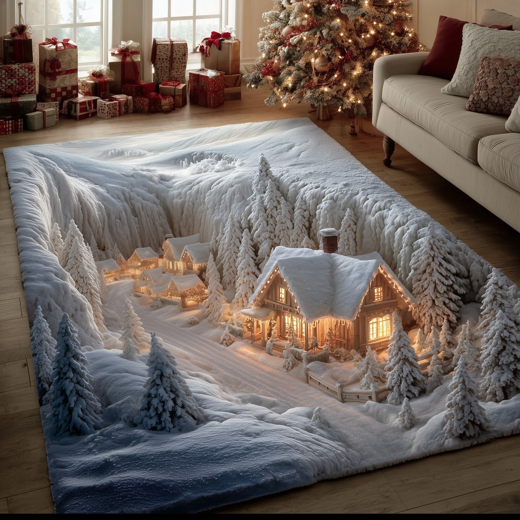 Cozy Alpine Hamlet Area Rug