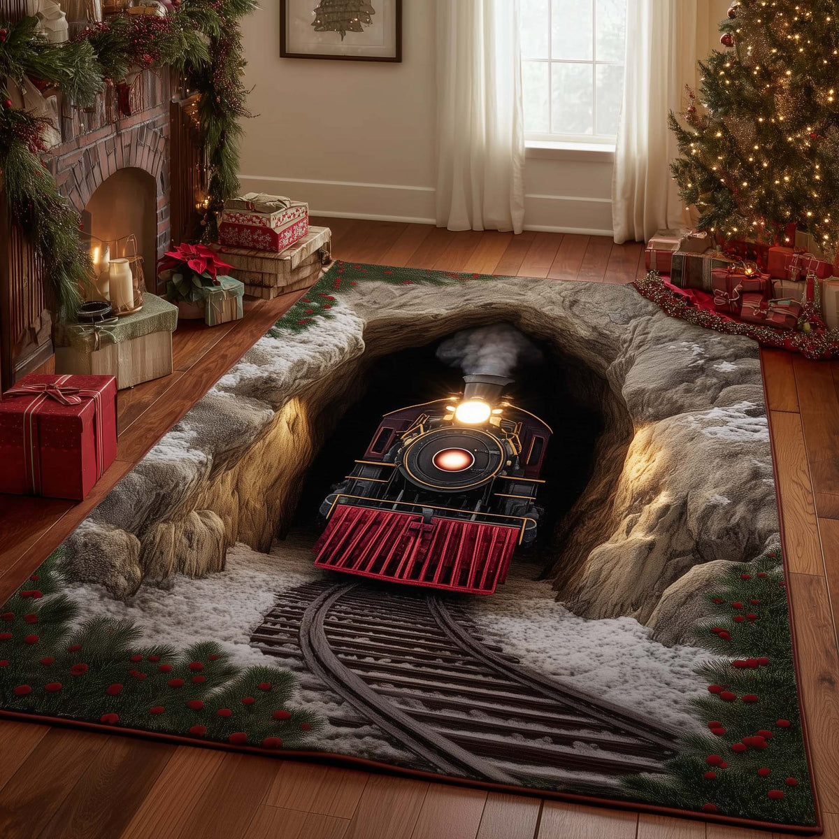 Steam Whistle Journey Area Rug