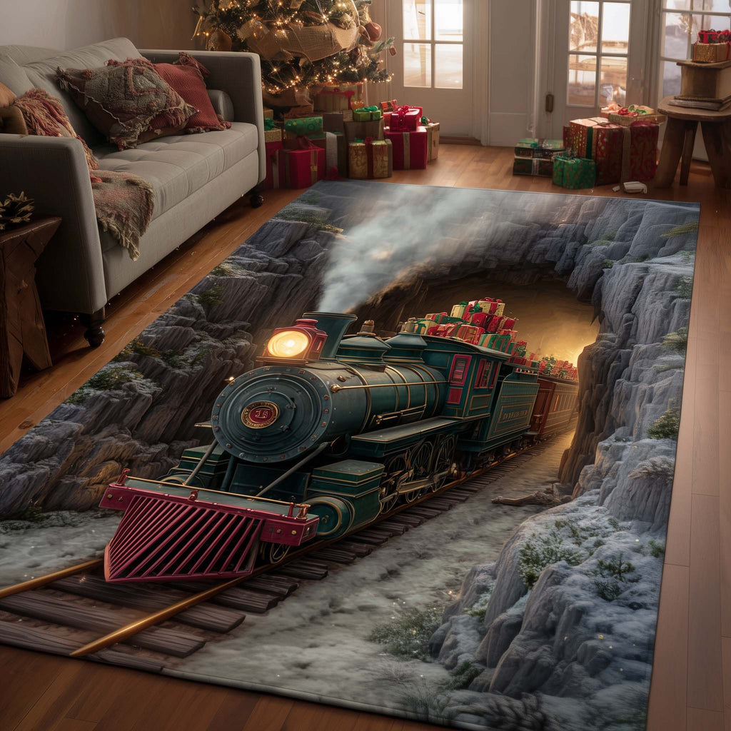 Yuletide Express Area Rug