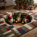 Playful Nordic Dwarfs Area Rug