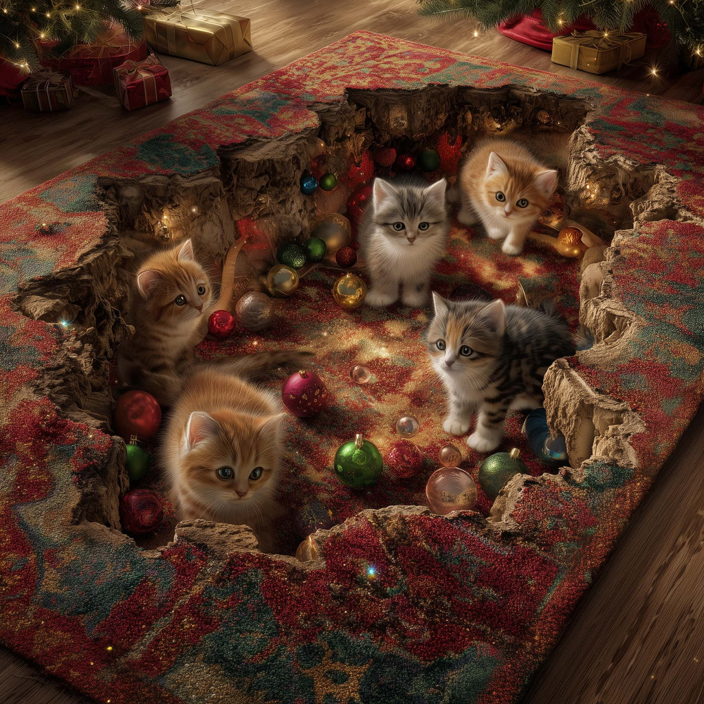 Adorable Cats Area Rug
