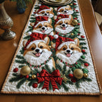 Adorable Corgi Quilted Table Runner
