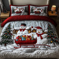 Gleeful Winter Sculptor Duvet Cover Set