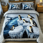 Glacial Wildlife Kinship Duvet Cover Set