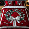 Botanical Holly Garland Duvet Cover Set