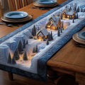 Holiday Townscape Quilted Table Runner