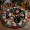 Jolly Workshop Gnome Quilted Round Mat