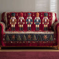 Festive Soldier Quilted Sofa Cover