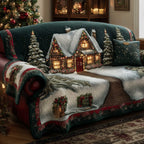 Christmas Wonderland Quilted Sofa Cover