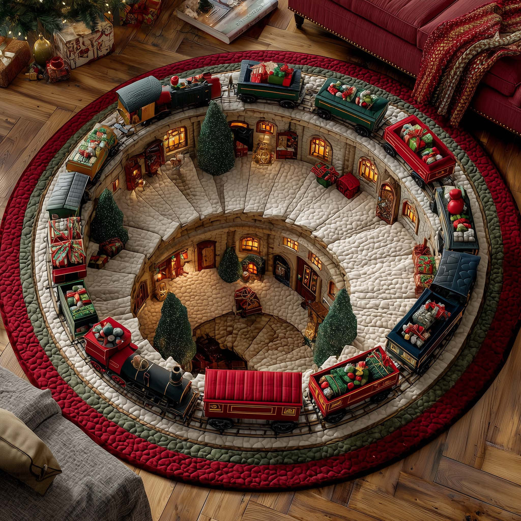 Toy Carpentry Atrium Quilted Round Mat