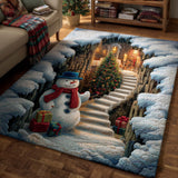Polar Bear Arctic Friends Area Rug