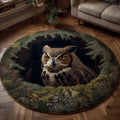 Forest Guardian Quilted Round Mat